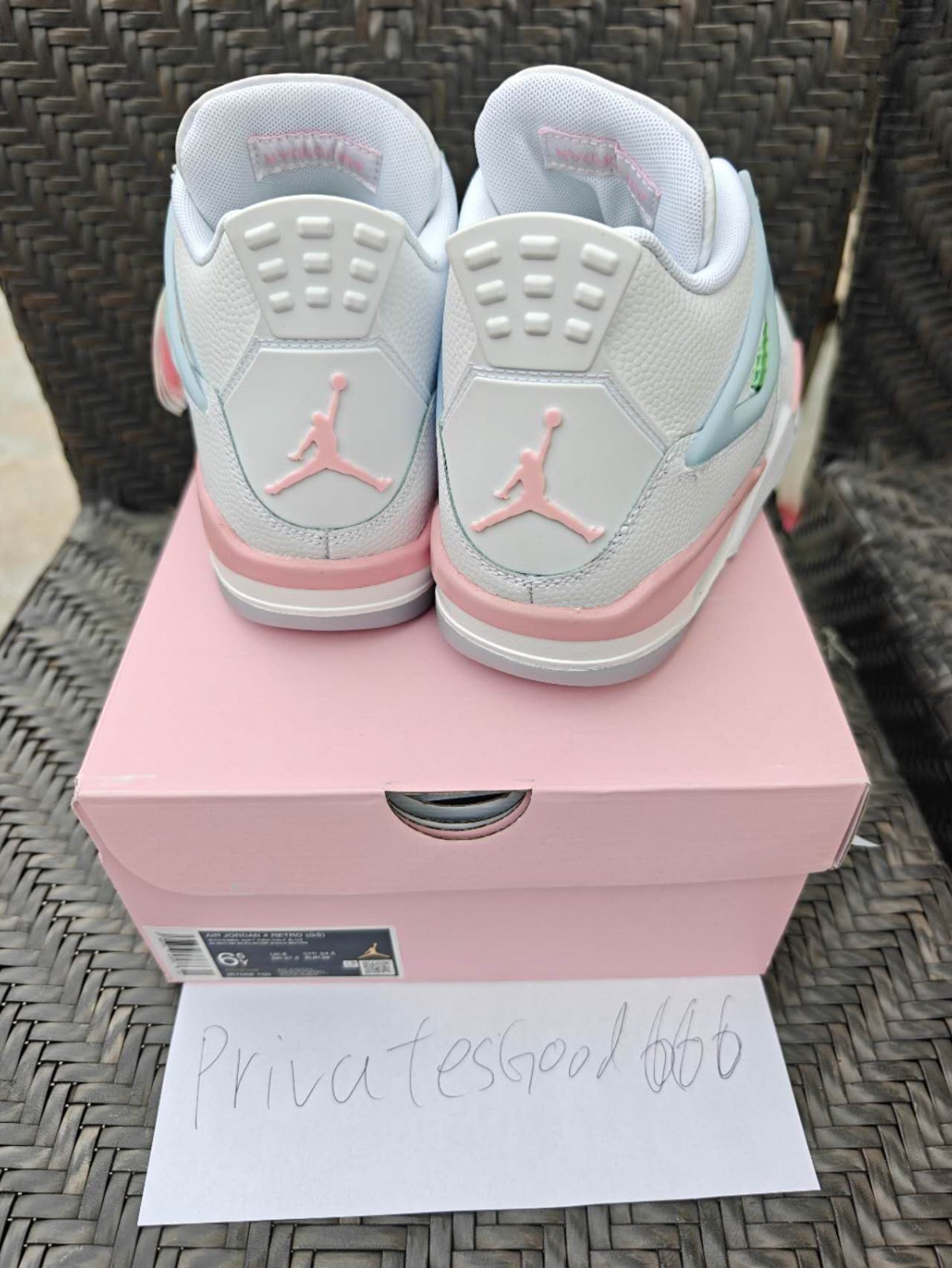 Air Jordan 4 Retro Valentine's Day IB7068-100 GS & Women's Sz OG ALL NEW Easter