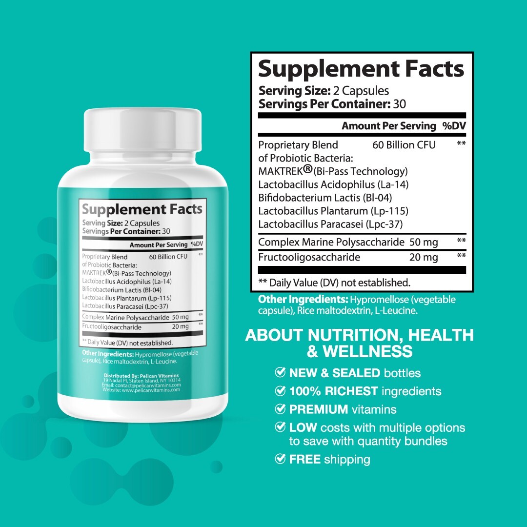 Gutoptim- Digestive Support- 2 Bottles- 120 Capsules