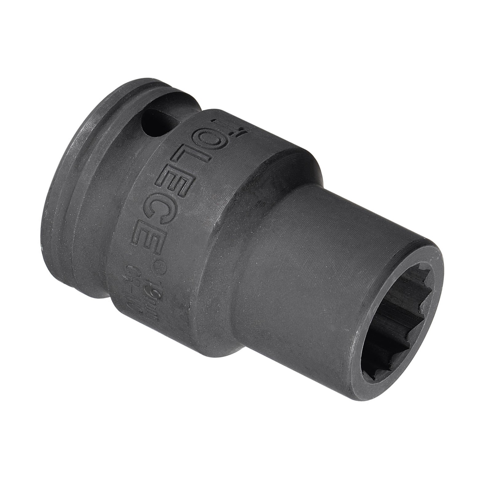 3/4" Drive 19mm 12-Point Impact Socket CR-MO Steel 56mm Standard Metric