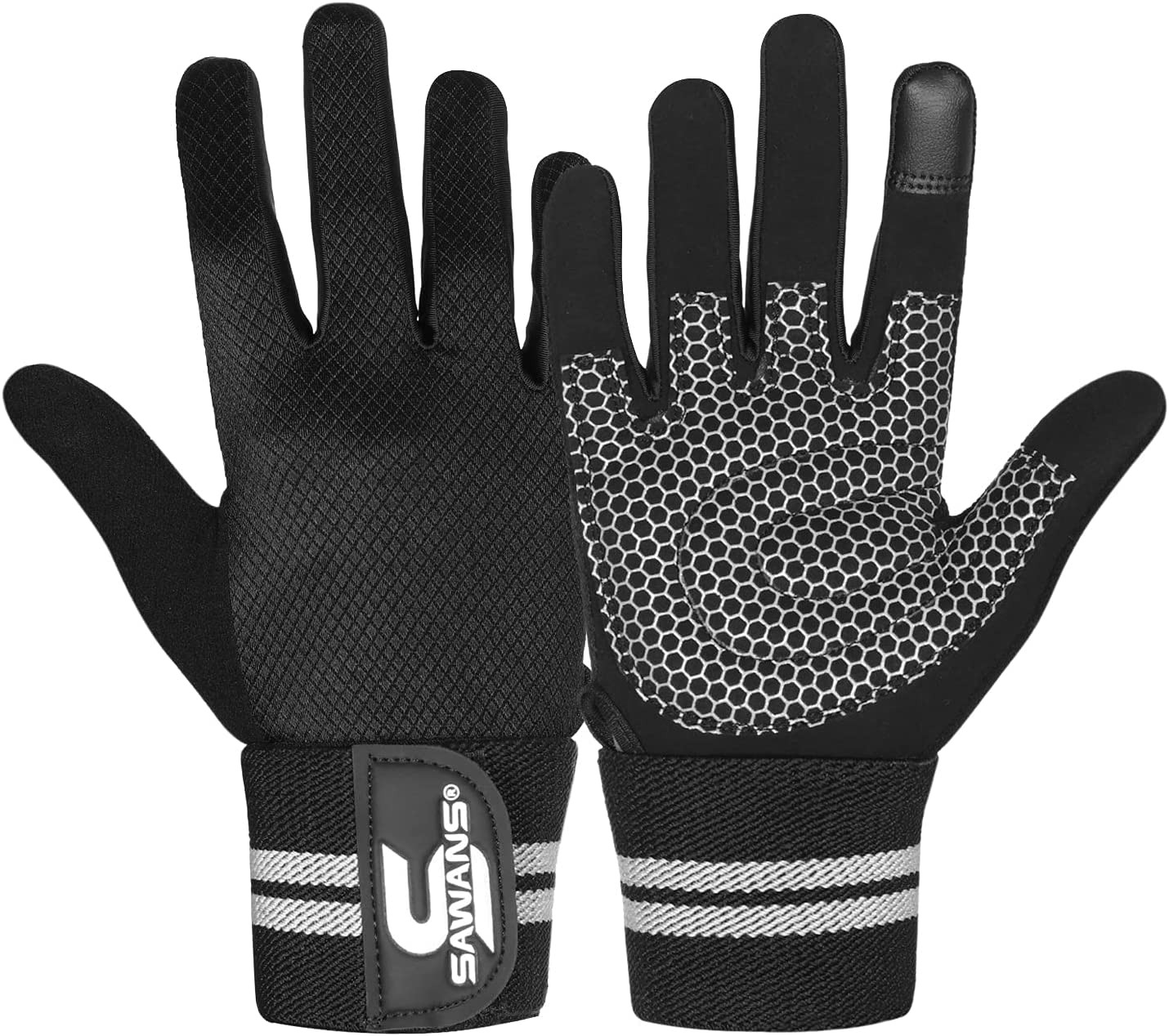 Weight Lifting Gloves with Wrist Support for Gym Workout  Touchscreen