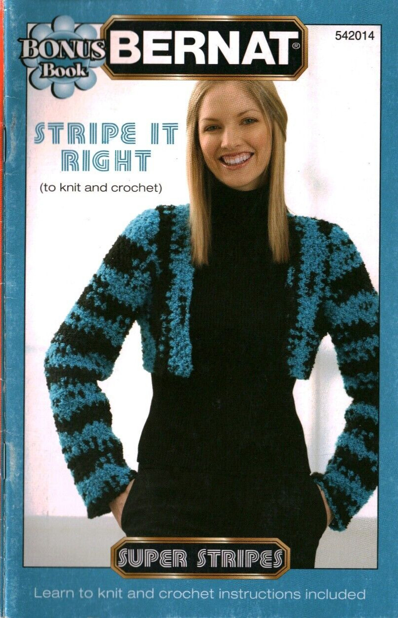 Stripe It Right to Knit and Crochet | Bernat #542014