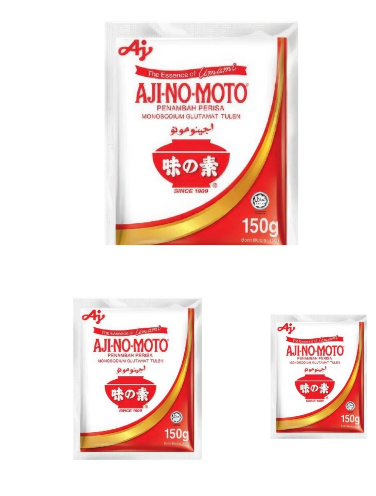 3 Pax of 150g AJINOMOTO as Flavour Enhancer taste of any dish - FREE Gift