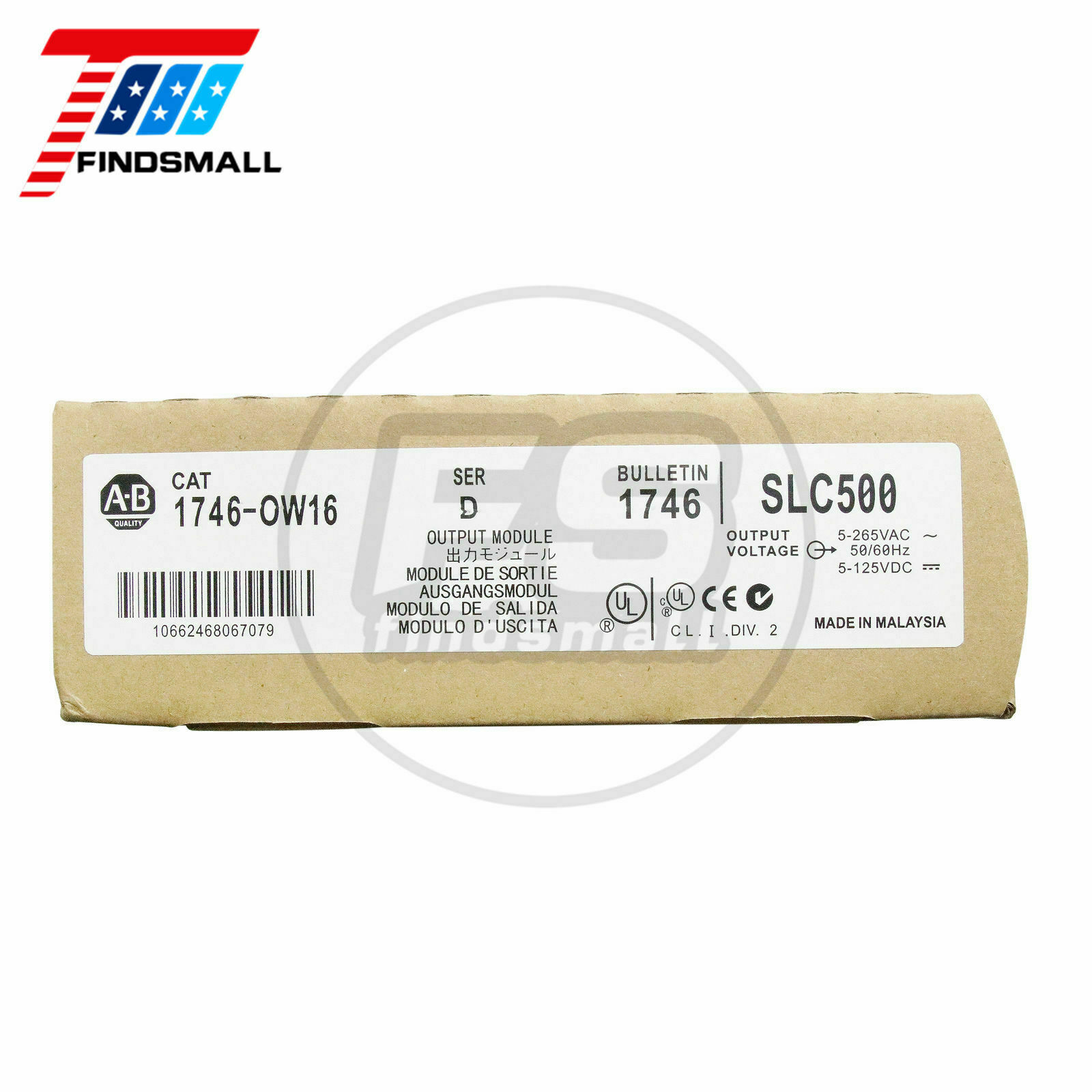 Factory Sealed 1746-OW16 SLC 16 Point Digital Output Module New