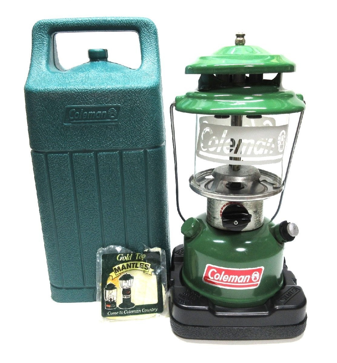 Coleman 285DX Gasoline Lantern Tree Frog Limited Edition 1997 with Case Used JP