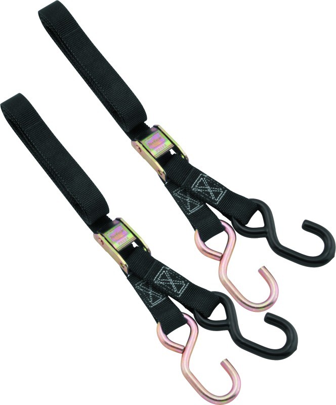 BikeMaster 1" x 72" Tie Down Set Black 20pc 100571