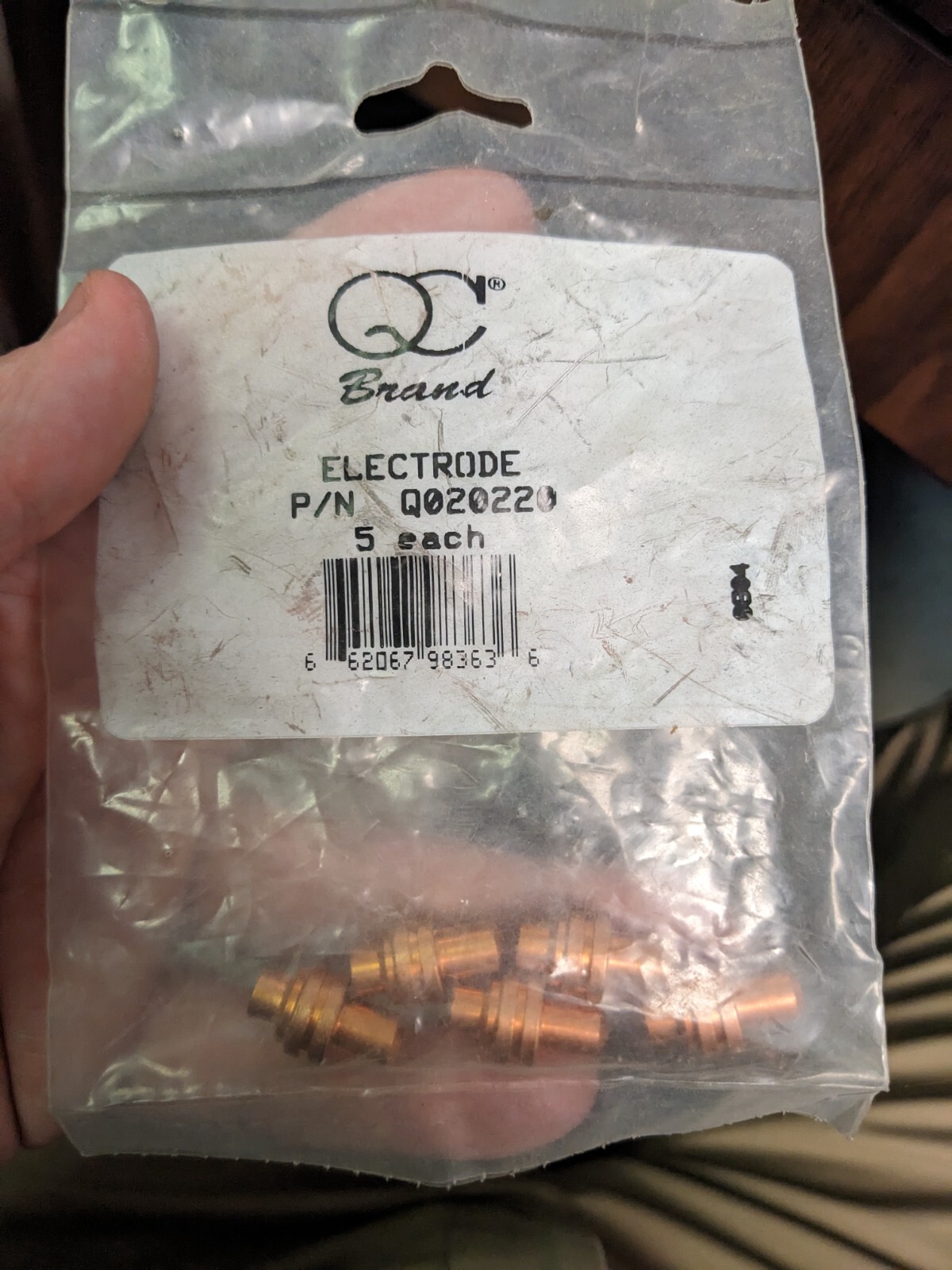 PLASMA 020220 ELECTRODE IN HYP-STYLE 5/PKG