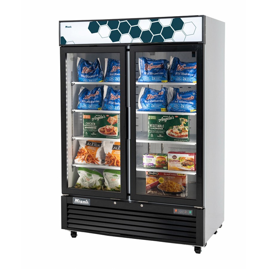 Migali C-49FM-HC Two Door Freezer Glass Door Merchandiser FREE SHIPPING