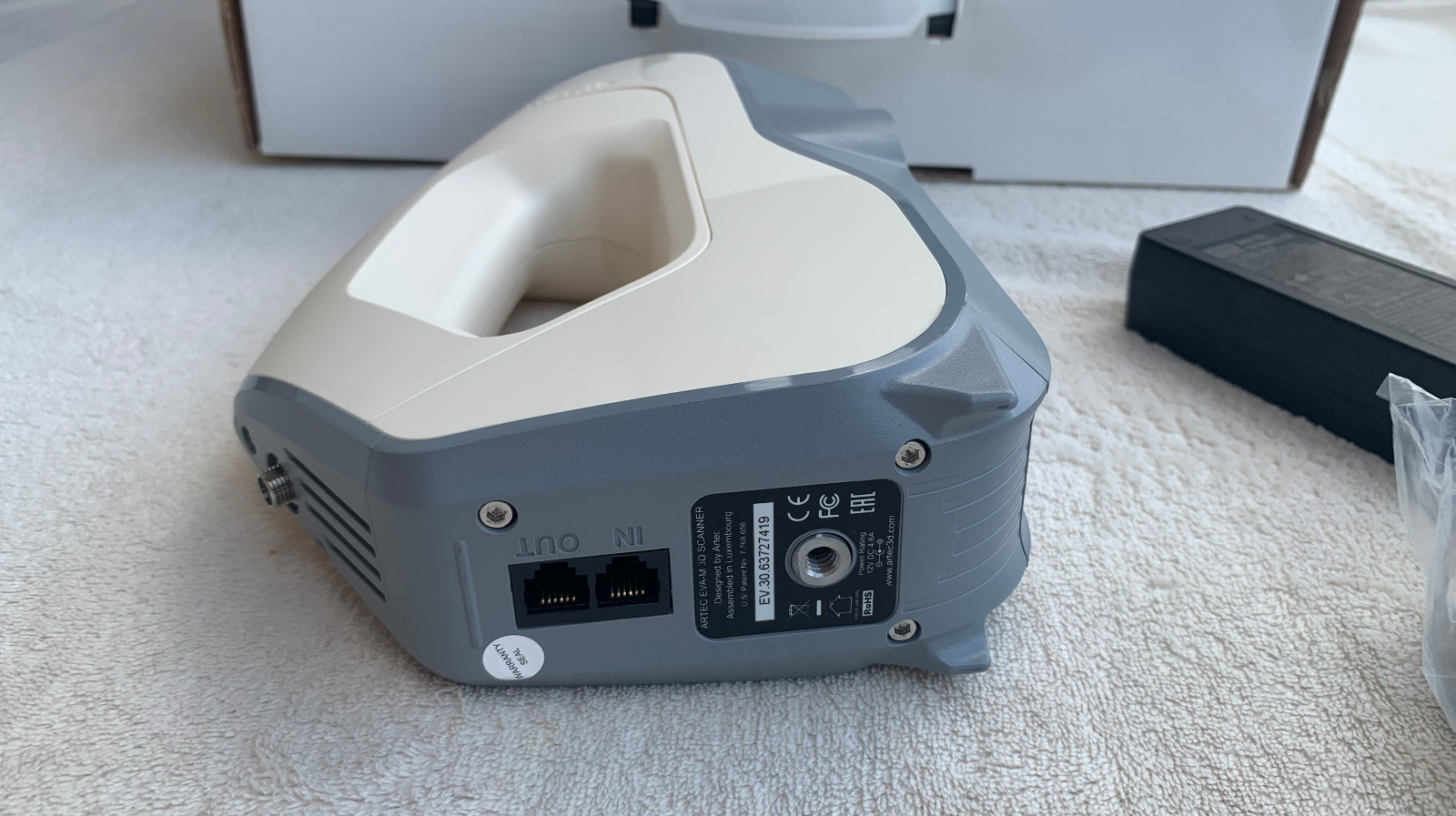 Artec EVA-M 3D Handheld Scanner in original box