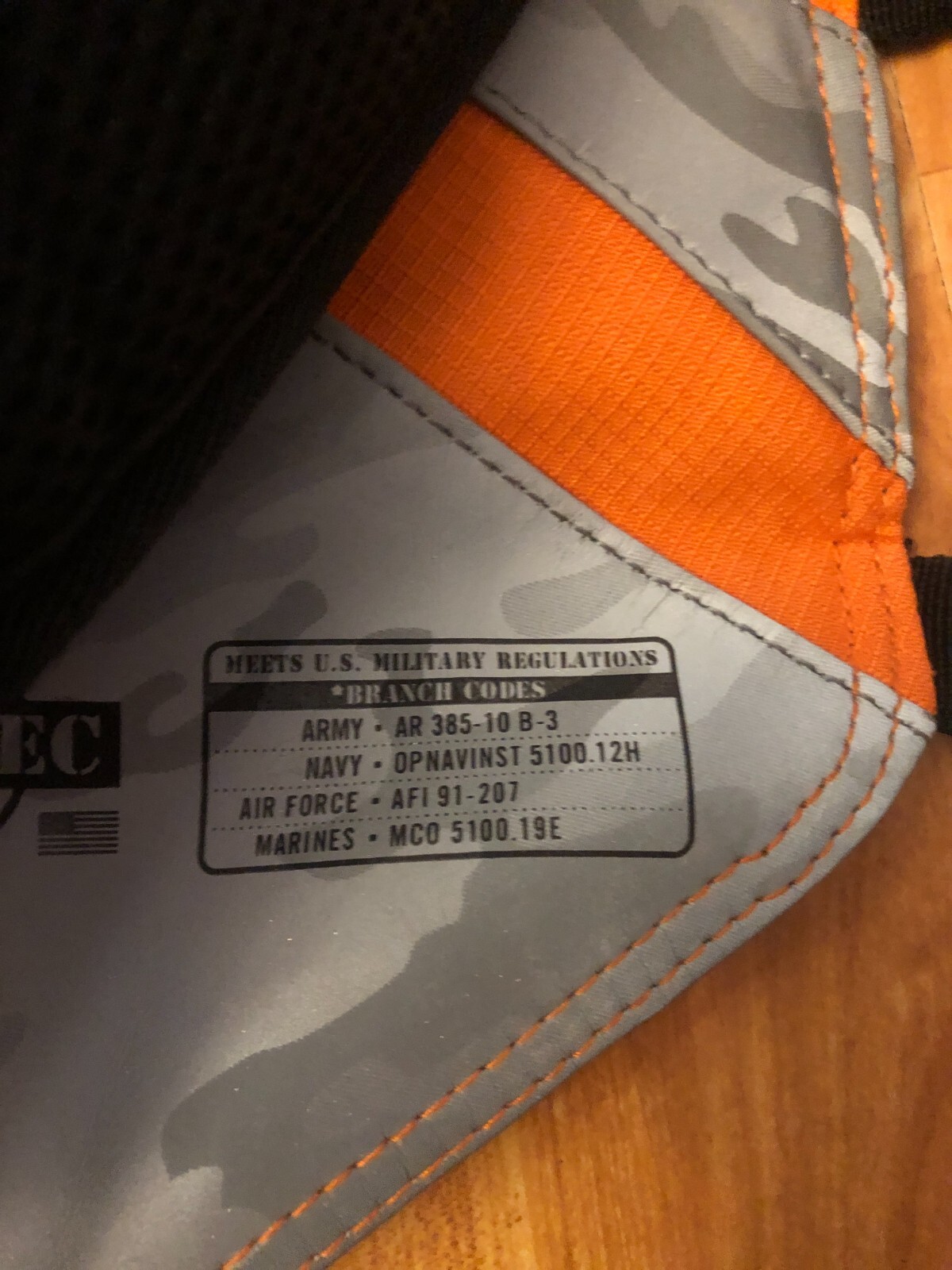 Icon Squad 2 Mil-Spec Orange Backpack