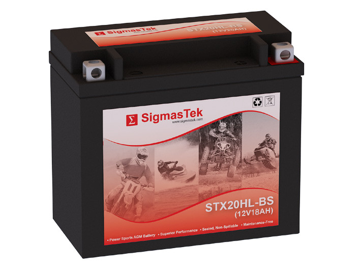 SigmasTek STX20HL-BS SLA Battery Replacement for Arctic Cat XC450 450CC 2011-17