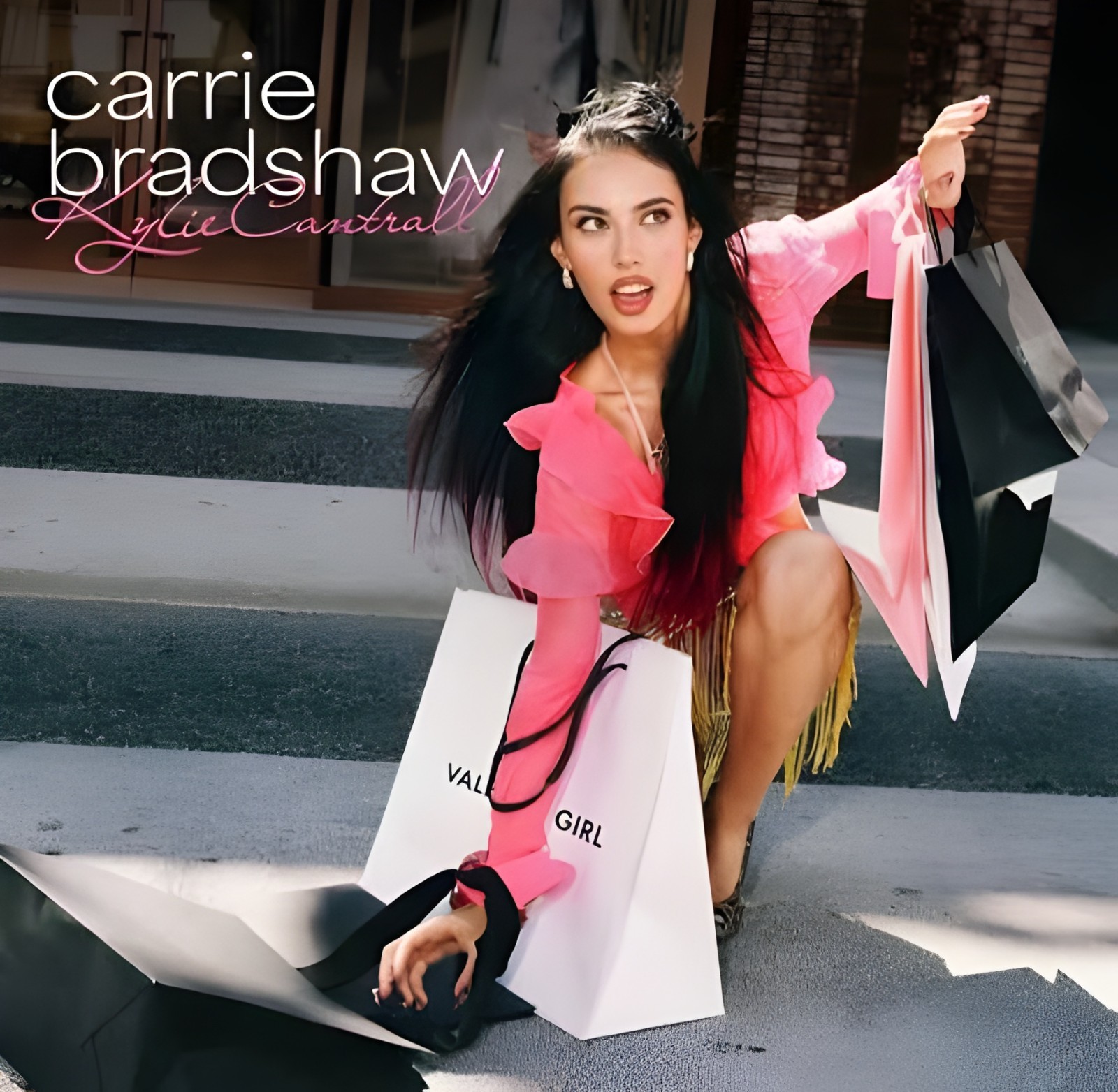 New -KYLIE CANTRALL- Carrie Bradshaw 45 White Vinyl Record - DISNEY DESCENDANTS!