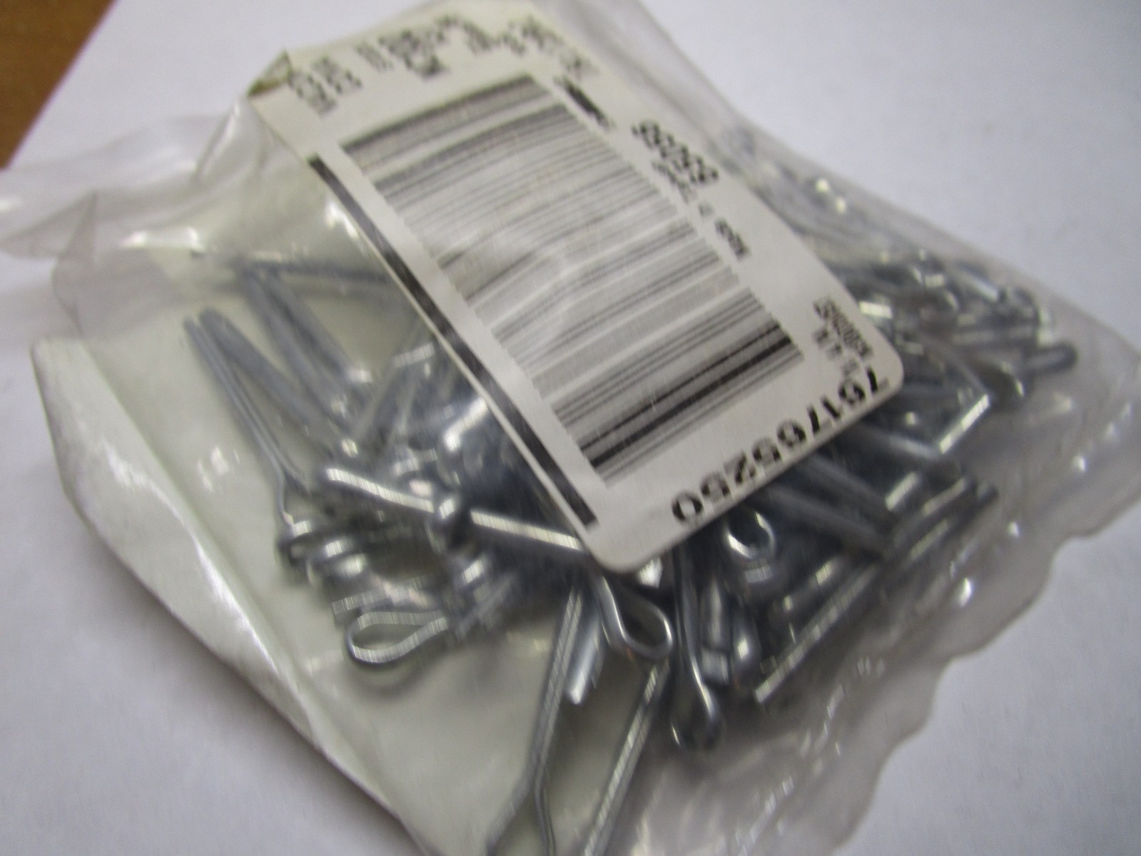 7/64" x 1" Zinc Finish Extended Prong Cotter Pin QTY 100