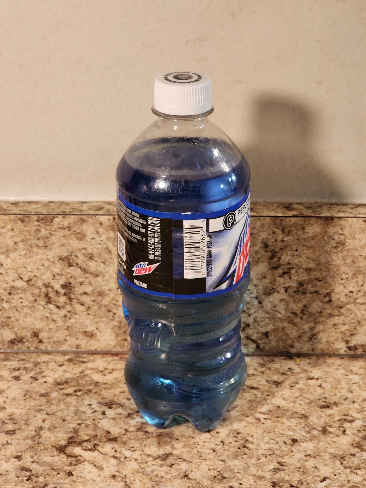 Mountain Dew Voltage 20oz Pepcoin Bottle OLD DESIGN
