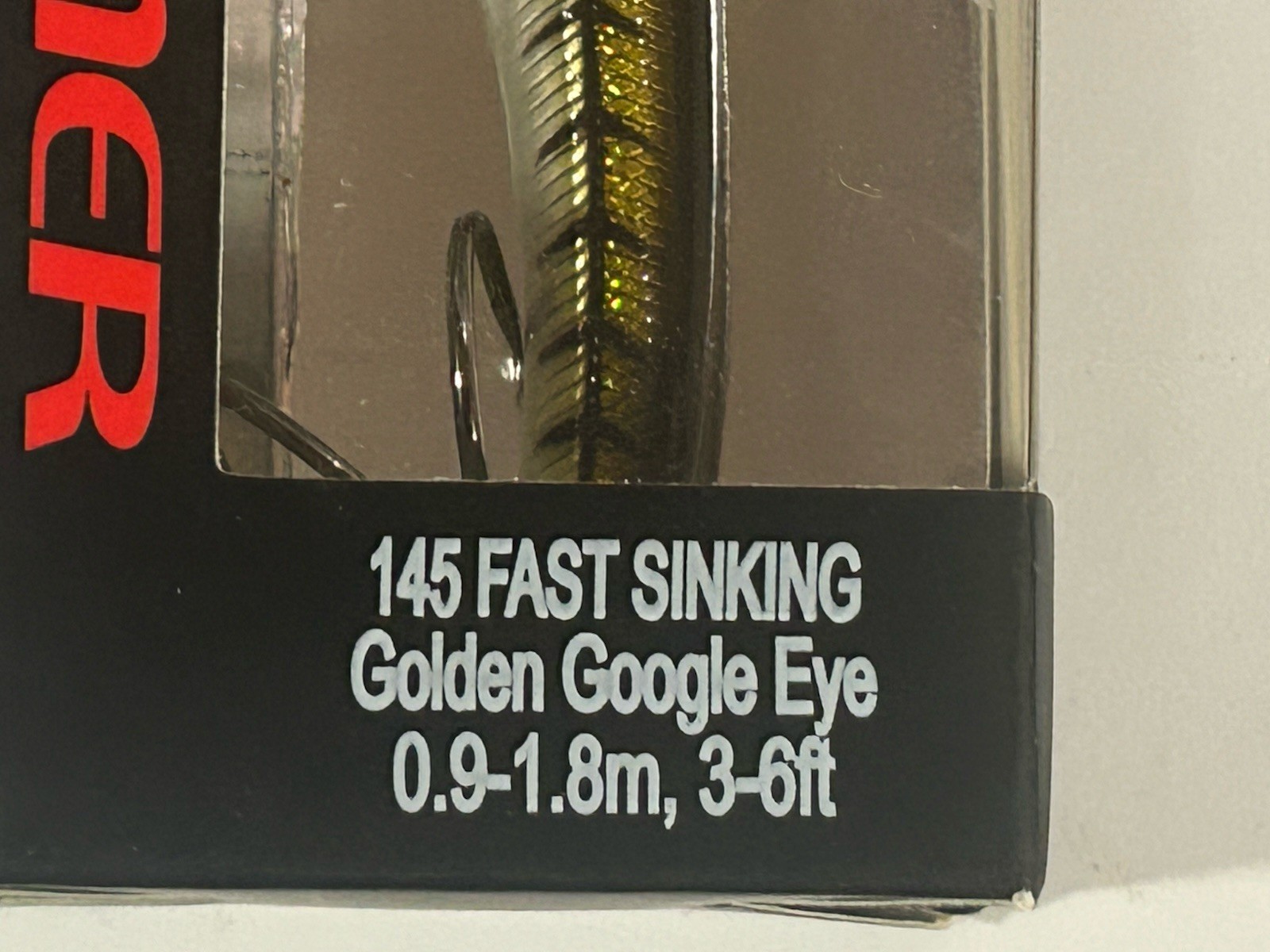 DISCONTINUED SEBILE MAGIC SWIMMER 145 FAST SINKING GOLDEN GOOGLE EYE SHIPS FREE