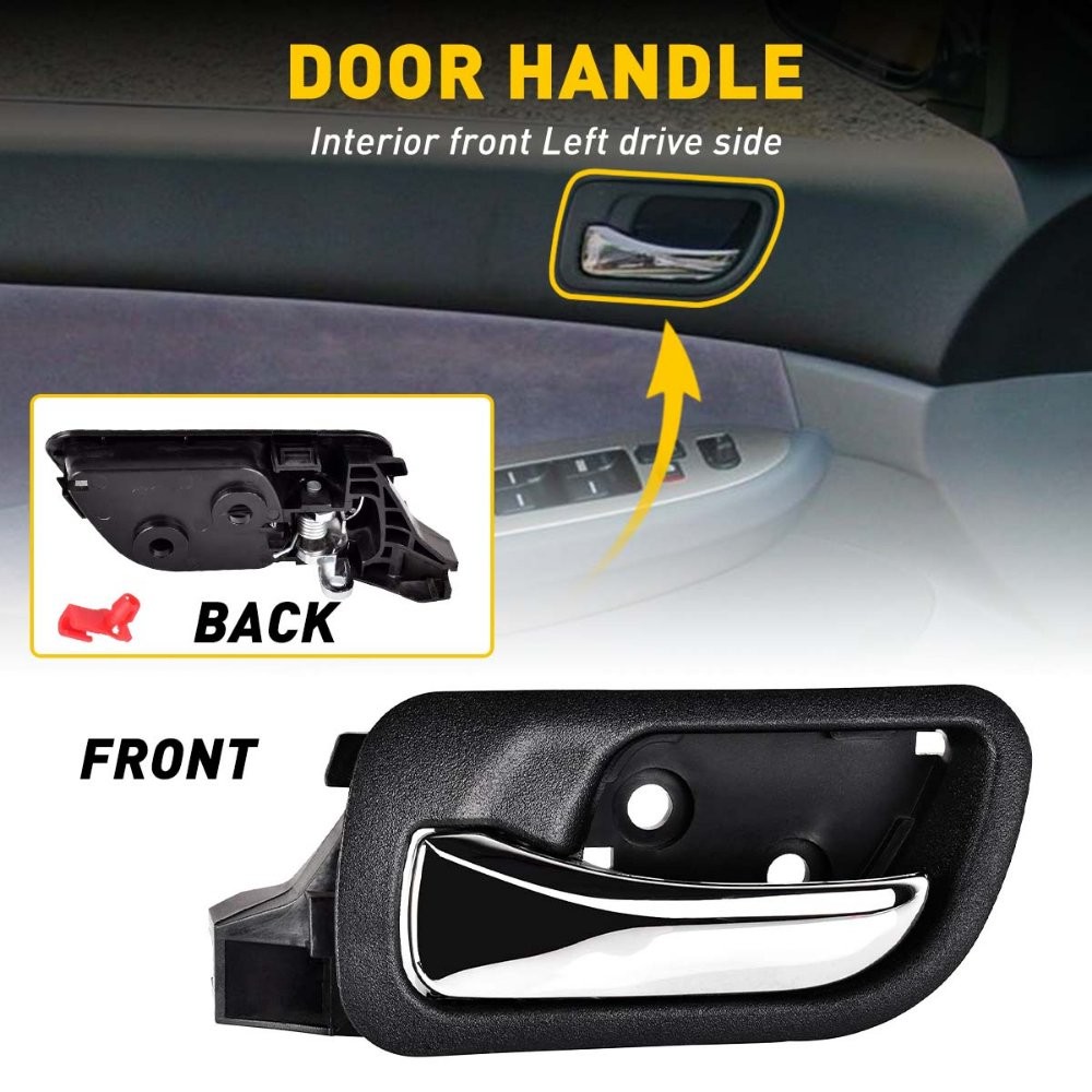 For 2003-2007 Honda Accord Interior Inside Door Pull Handle Front Driver Side US