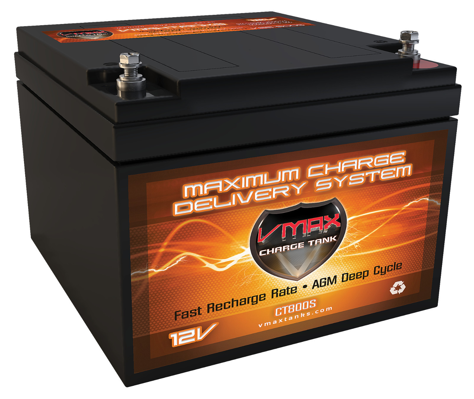 VMAX 800S Wheelchair 28AH AGM Hi Cap BATTERY replaces Johnson Controls JC12250