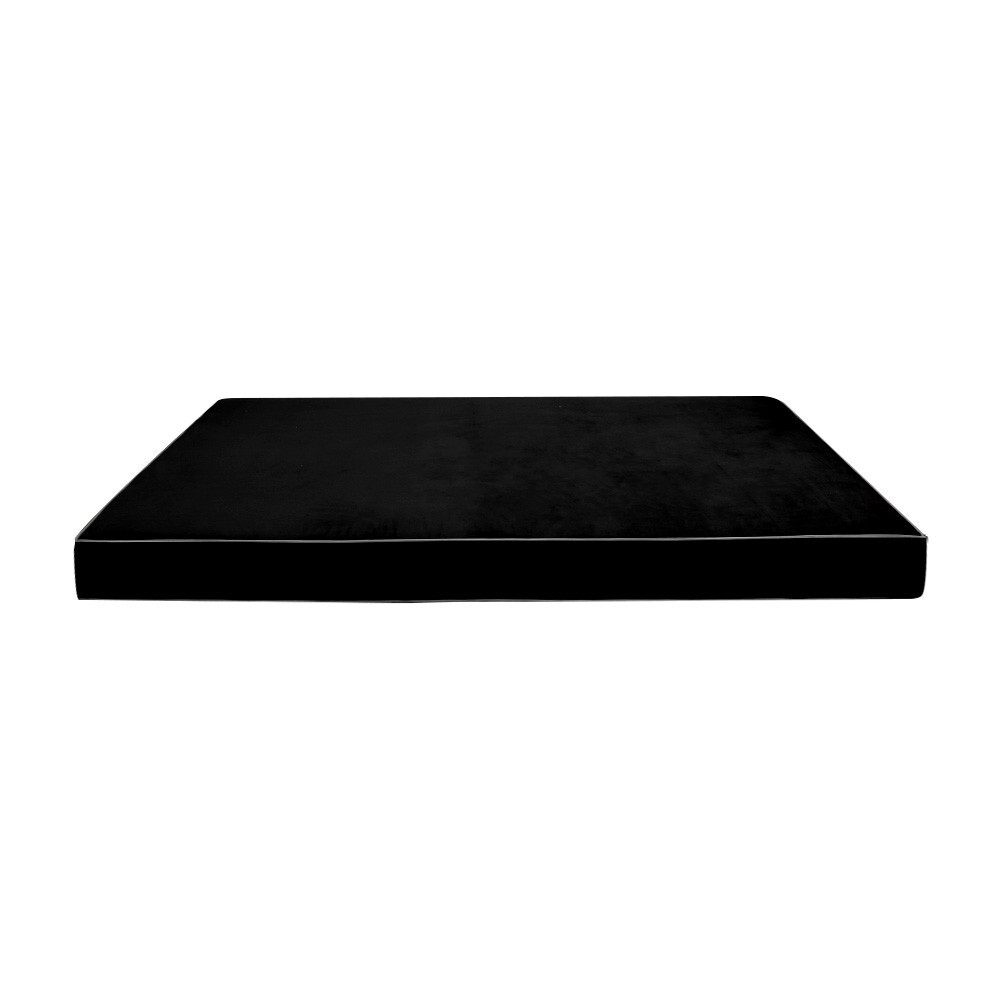 STYLE V5 Full Velvet ContrastPipe Indoor Daybed Mattress Pillow|COVER ONLY|AD374