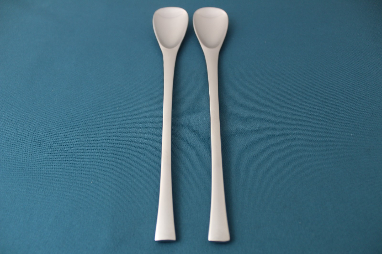 Dansk ODIN Japan Iced Tea Spoons (Set of 2) Satin Stainless 8 1/2"