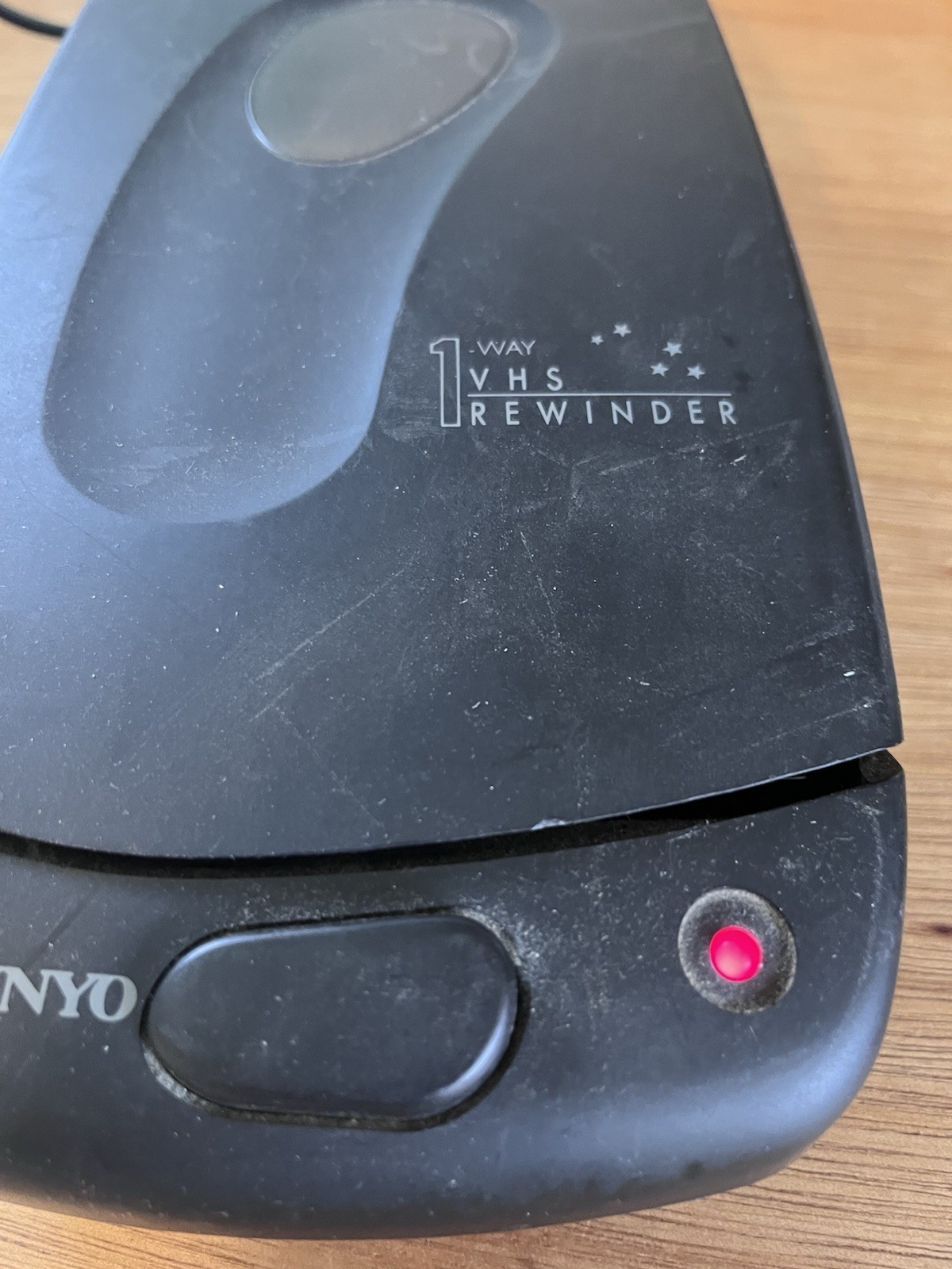 Vintage 1995 Kinyo VHS Video Cassette Rewinder - Lights Up