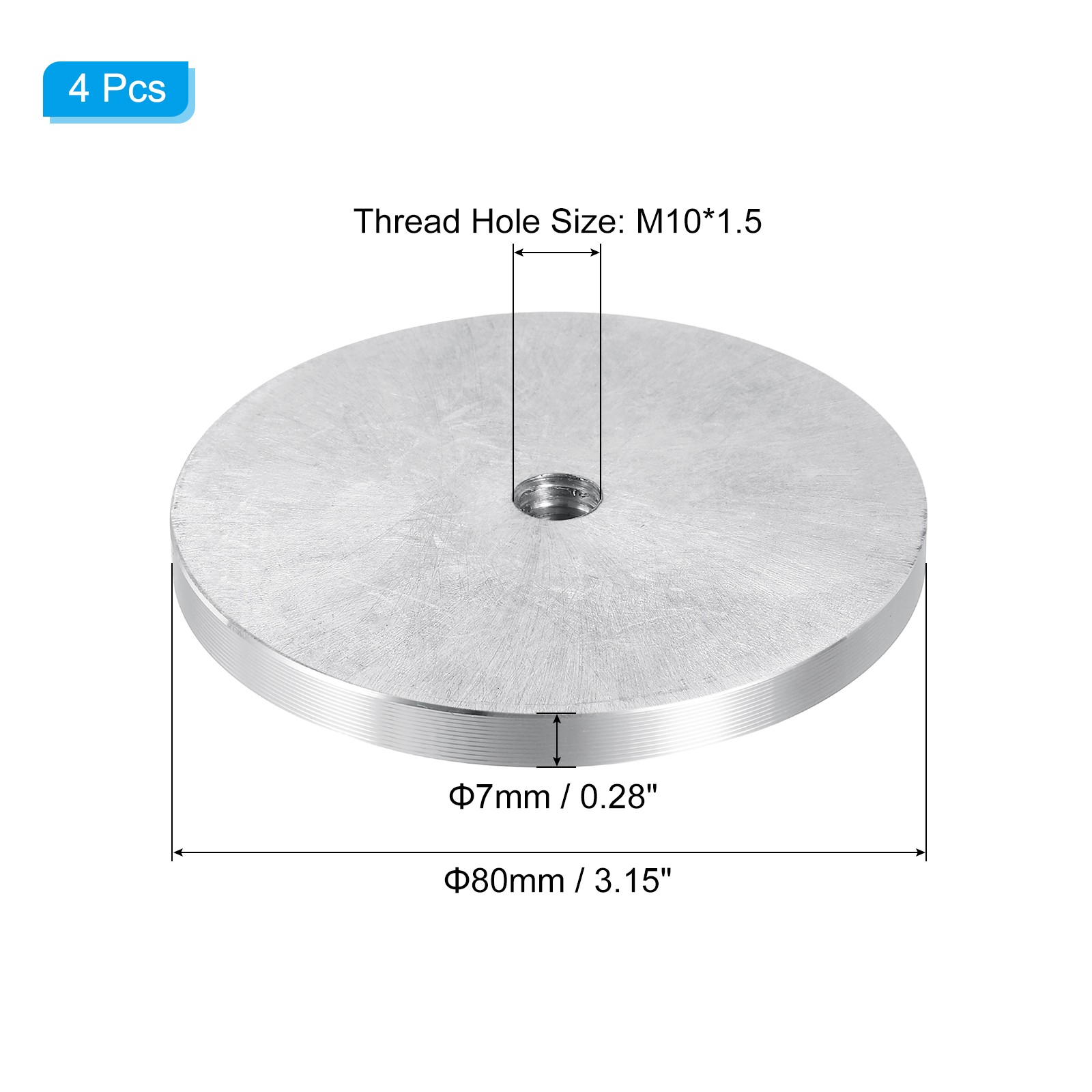 3 Pack 304 Stainless Steel Deep Sink Hair Catcher