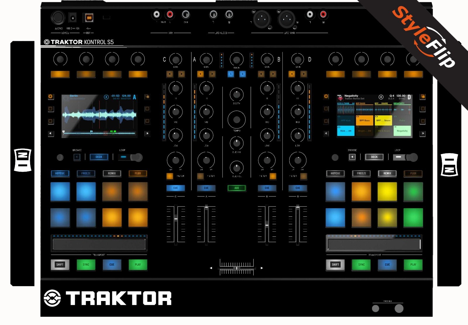 Native Instruments TK S5 Skin | Color Black | Protective Decal | StyleFlip Skins