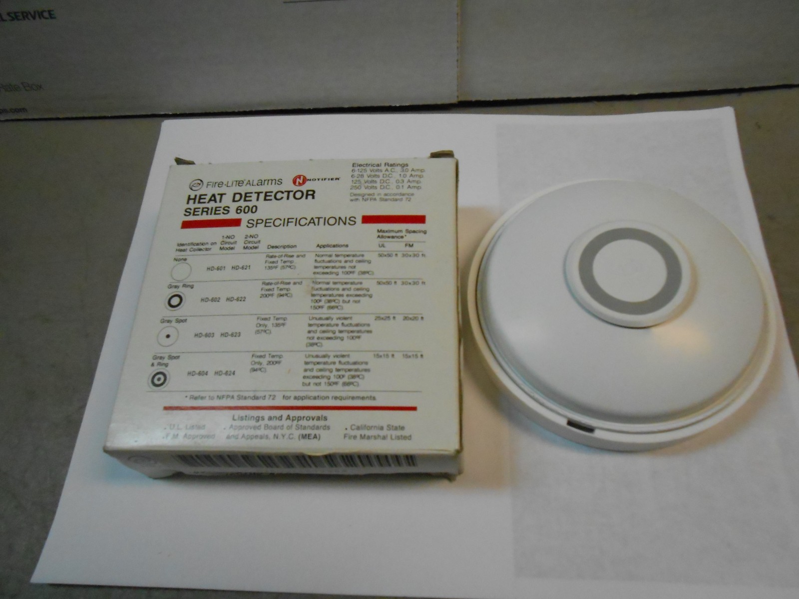 82  SERIES 600 HEAT DETECTOR 194 FIX  NEW OLD STOCK