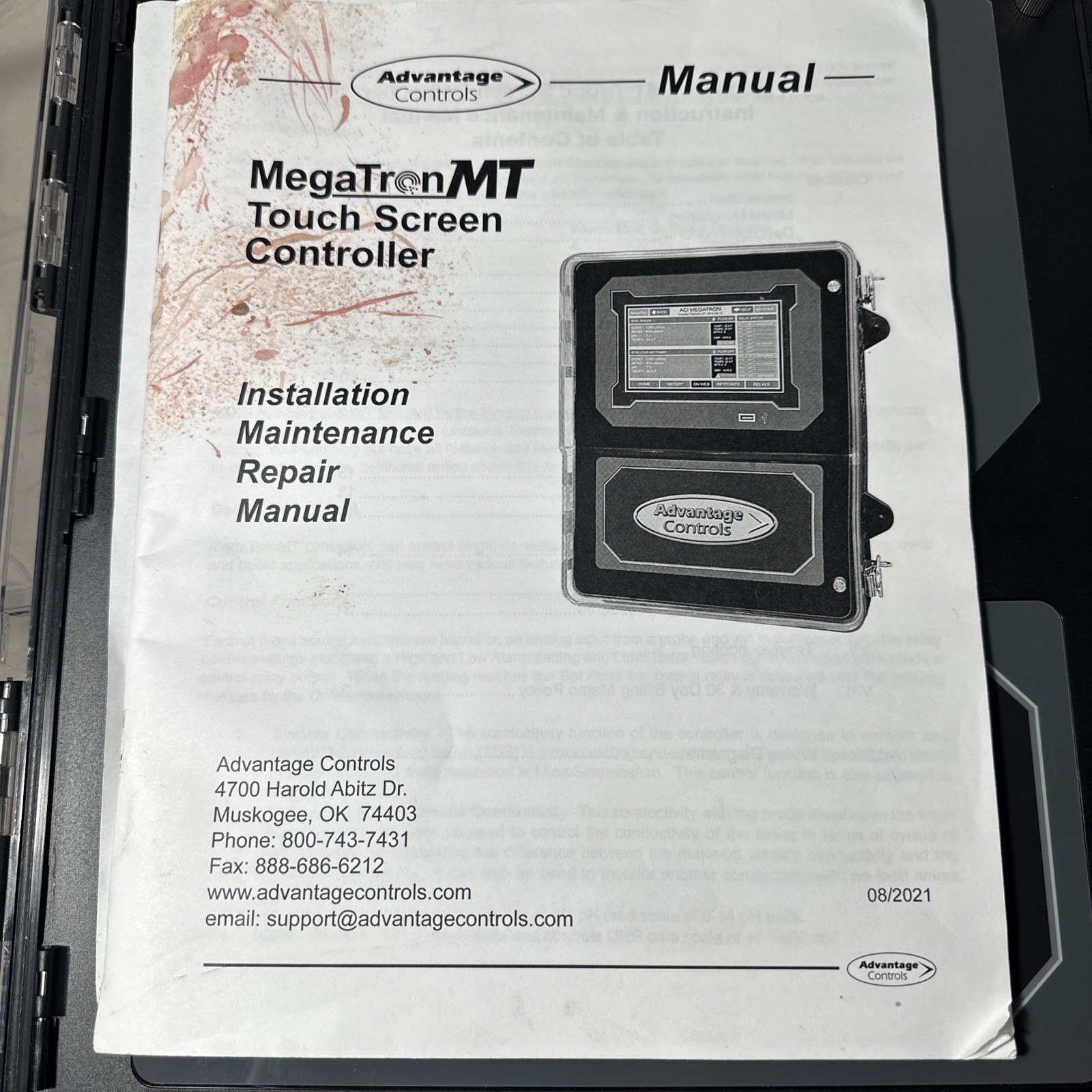 Advantage Controls MegaTron MT Touch Screen Cooling Tower Controller 10 Pigtails