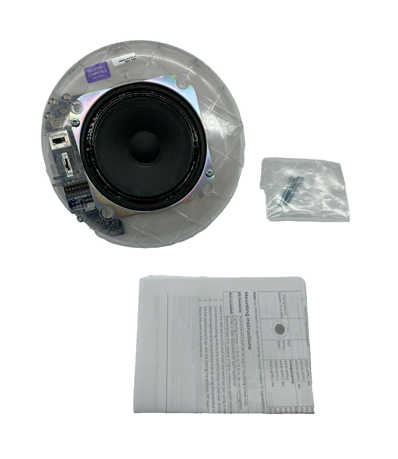 BRAND NEW SIMPLEX 49SO-APPLC - Speaker Appliance Ceiling -FREE SAME DAY SHIPPING