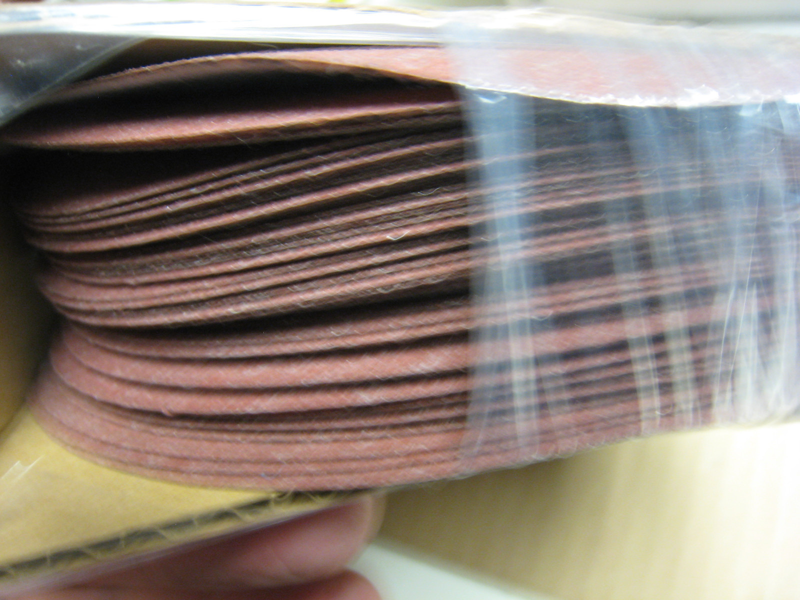 3M Hookit  Film Disc 375L, 6in/po, Qty 47 - P80 Grade