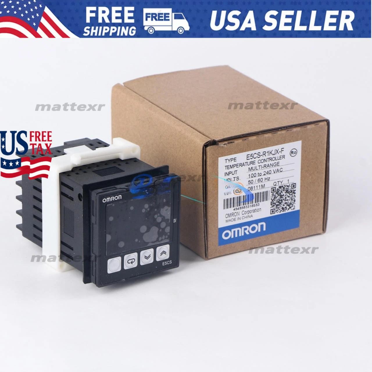 New In Box OMRON E5CS-R1KJX-F Temperature Controller