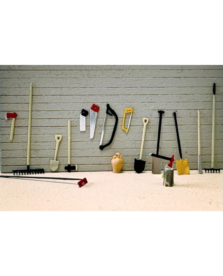 HO Scale Accessories - 221108 - Agricultural tools pack 2