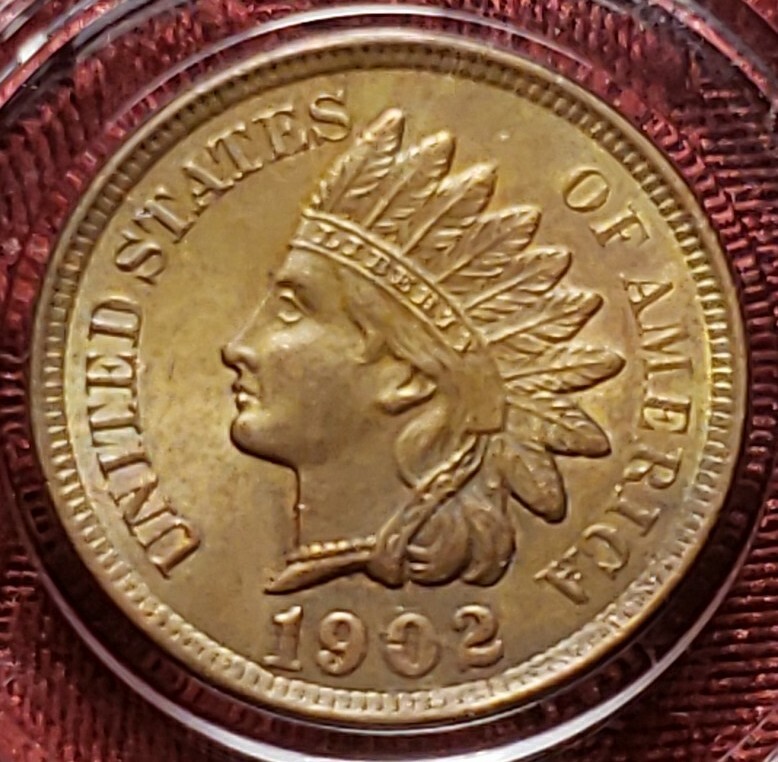 1902 Indian Head Penny AU Condition, Small Nick, Free Shipping