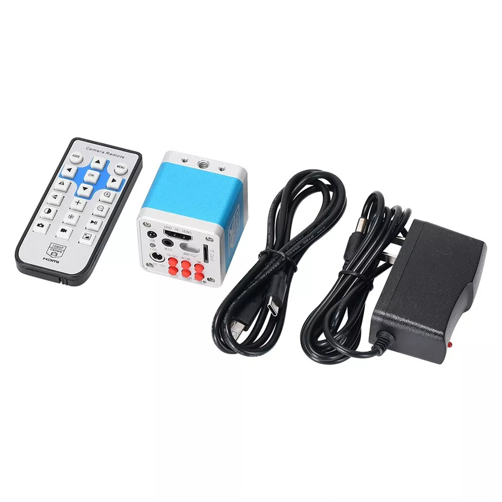 HY-6110 DC 12V 4K Microscope Camera Telescope Electronic USB Camera &32G TF Card