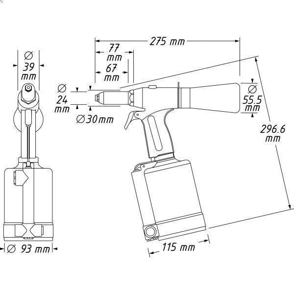 Rivettatrice HAZET 9037N-2