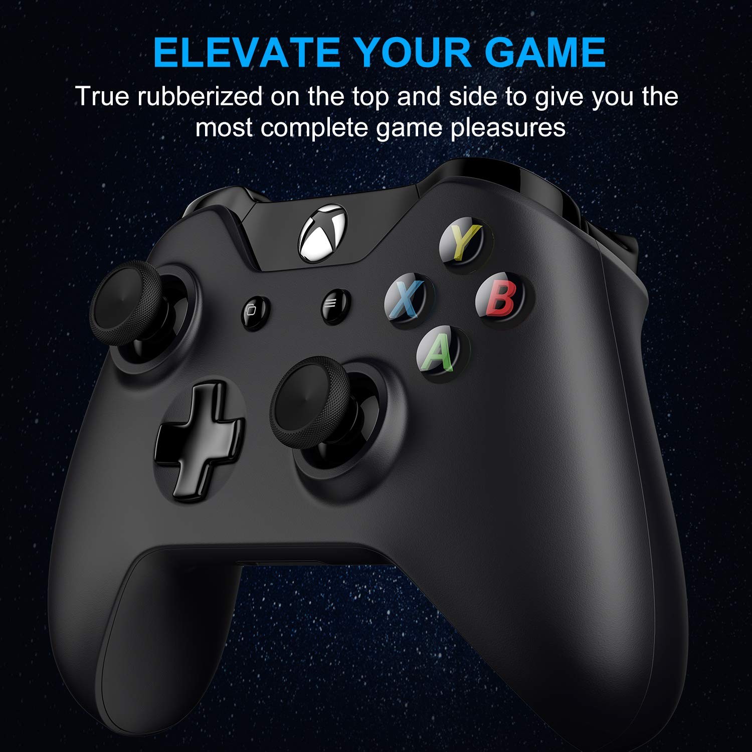 Xbox One Controller Joystick Replacement - 6PCS Original Thumbsticks Black
