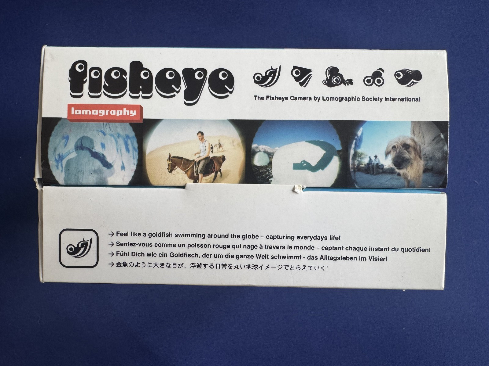 Lomography Fisheye 35mm Camera • Silver • New in Opened Box