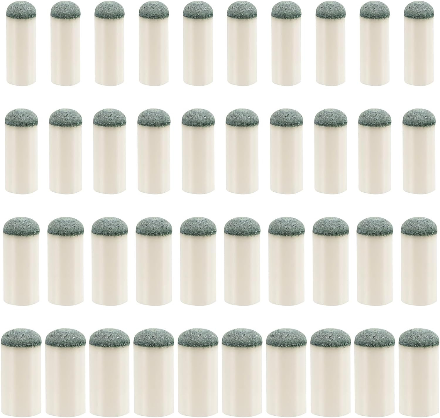 40Pcs Slip on Pool Cue Tips, 4 Sizes Pool Stick Tips No Glue or Tool Required Bi