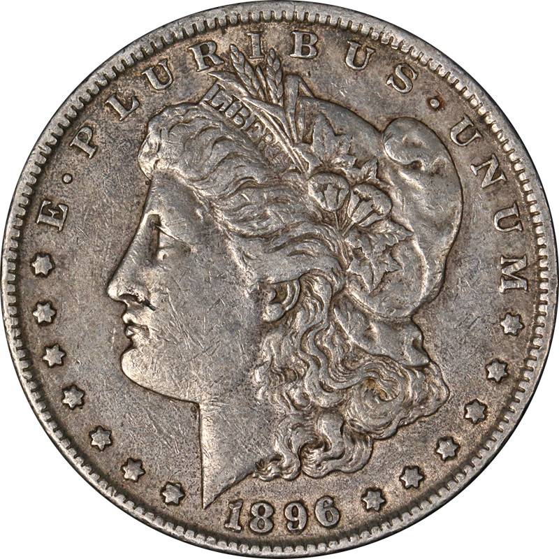 1896-P Morgan Silver Dollar Nicely Circulated - Great Set Builder - STOCK