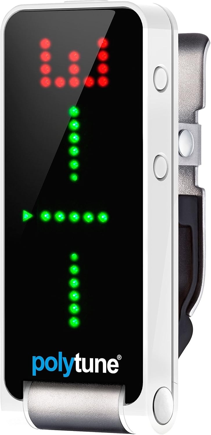 TC Electronic PolyTune Clip Black Noir Clip-on Polyphonic Tuner