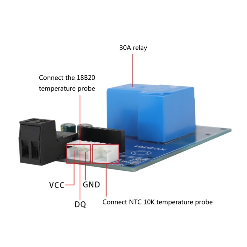 30A Digital Display Temperature Control XY-DT01 Digital Temperature Module