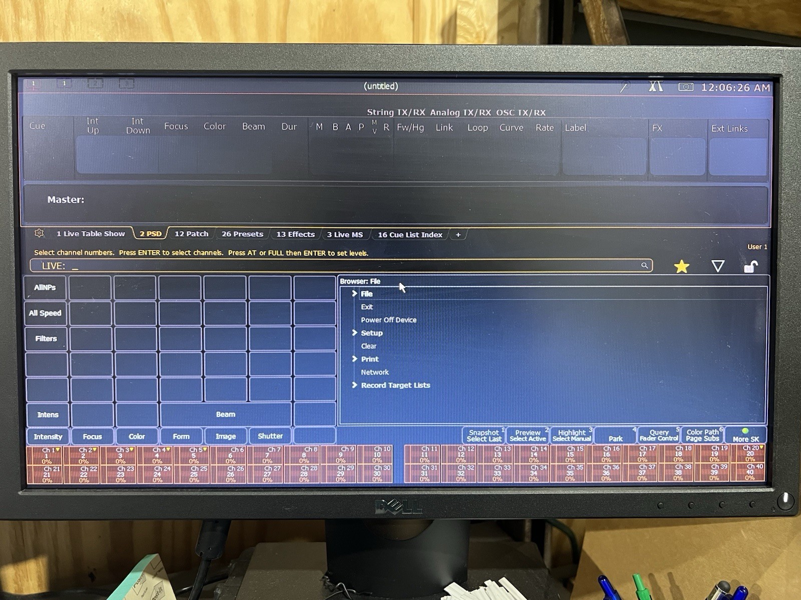 ETC Element Lighting Console 40 Channel CM2