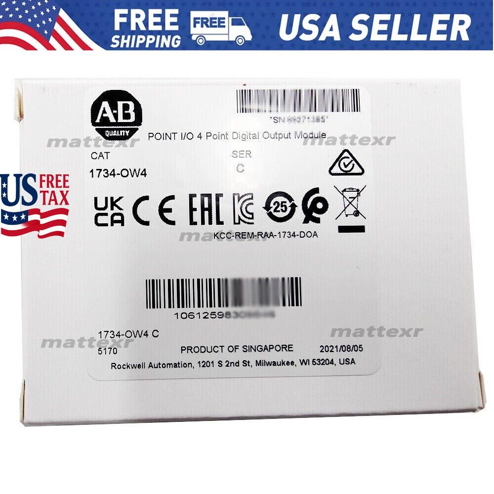 New AB 1734-OW4 POINT I/O 4 Point Digital Output Module 1734OW4 US Free Tax