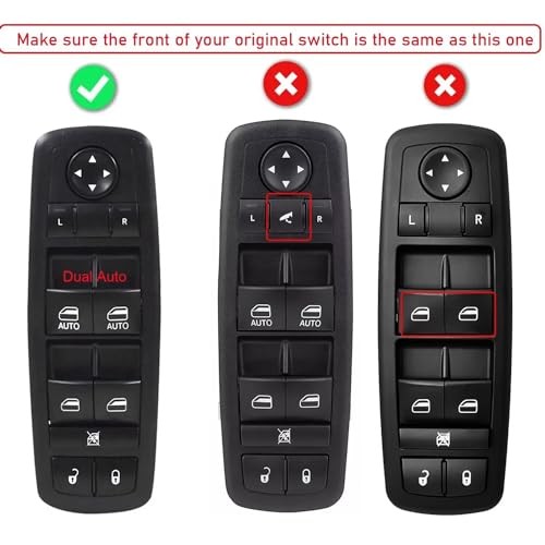 Master Power Window Control Switch Driver Side for 2011-2021 Jeep Grand