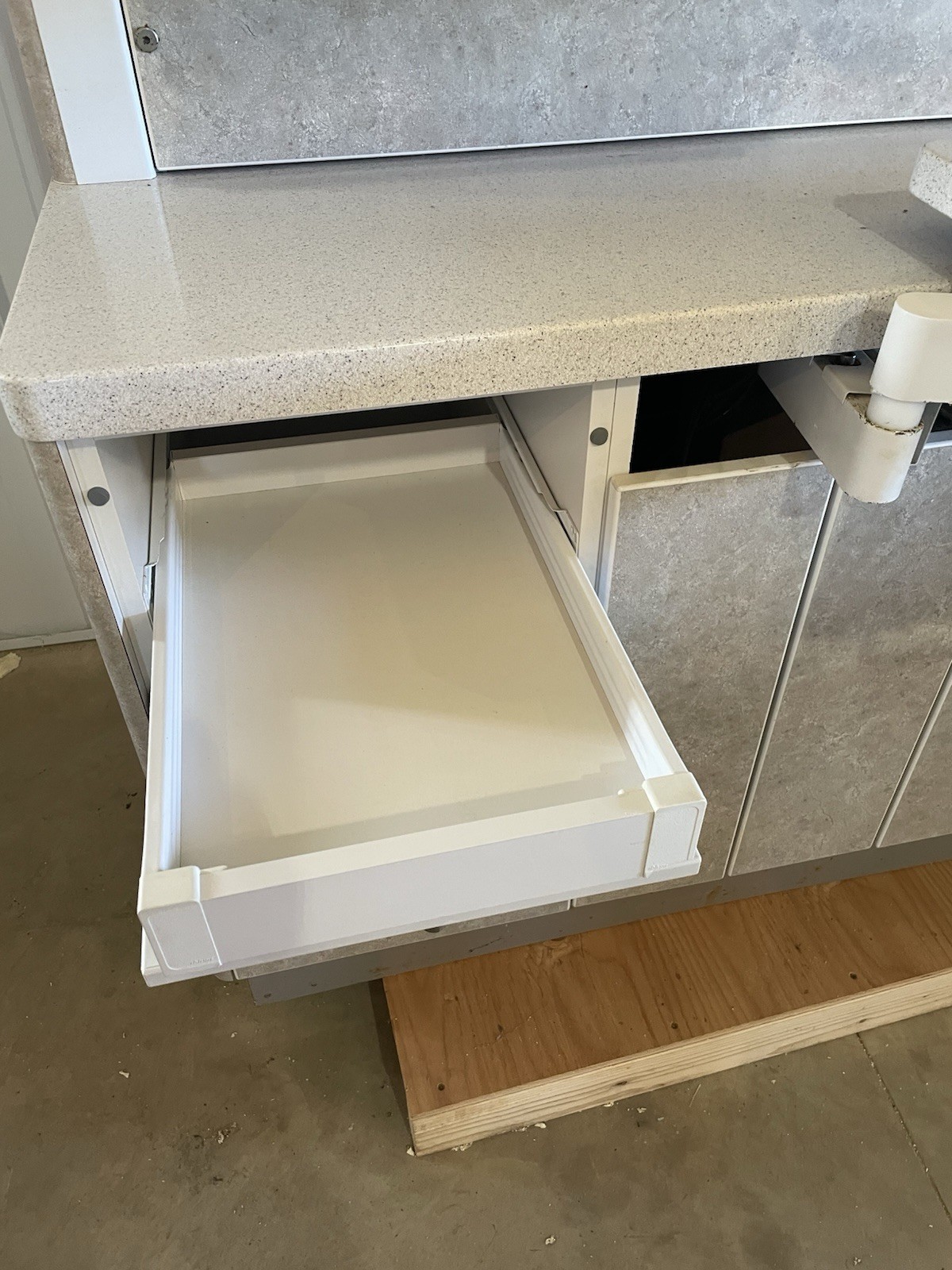 Adec 5580 Rear Treatment Cabinet. (Greystone) 42"