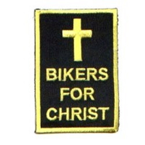 BIKERS FOR CHRIST RELIGIOUS CHRISTIAN EMBROIDERED IRON ON  PATCH *FREE SHIPPING*