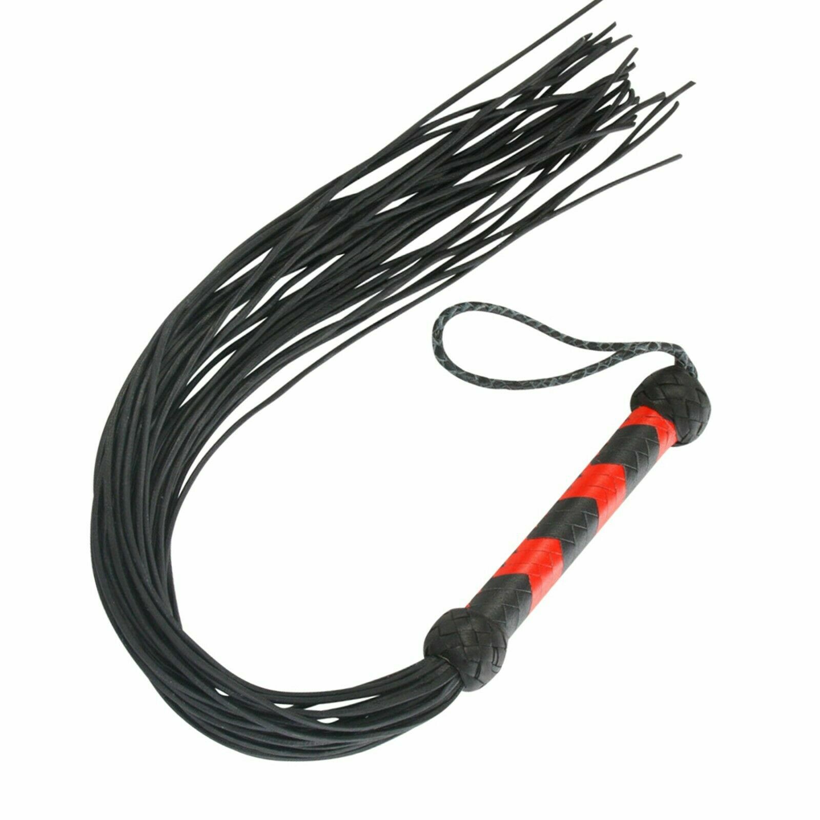 Real & Genuine Cowhide Leather Flogger Fully Handmade 25 Tail Heavy Duty Flogger