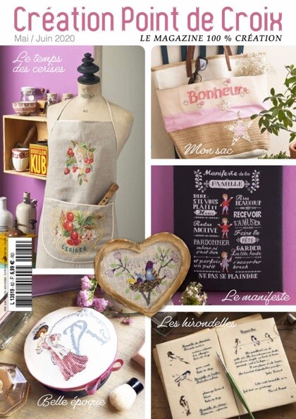 French cross stitch magazine Creation point de croix No.82