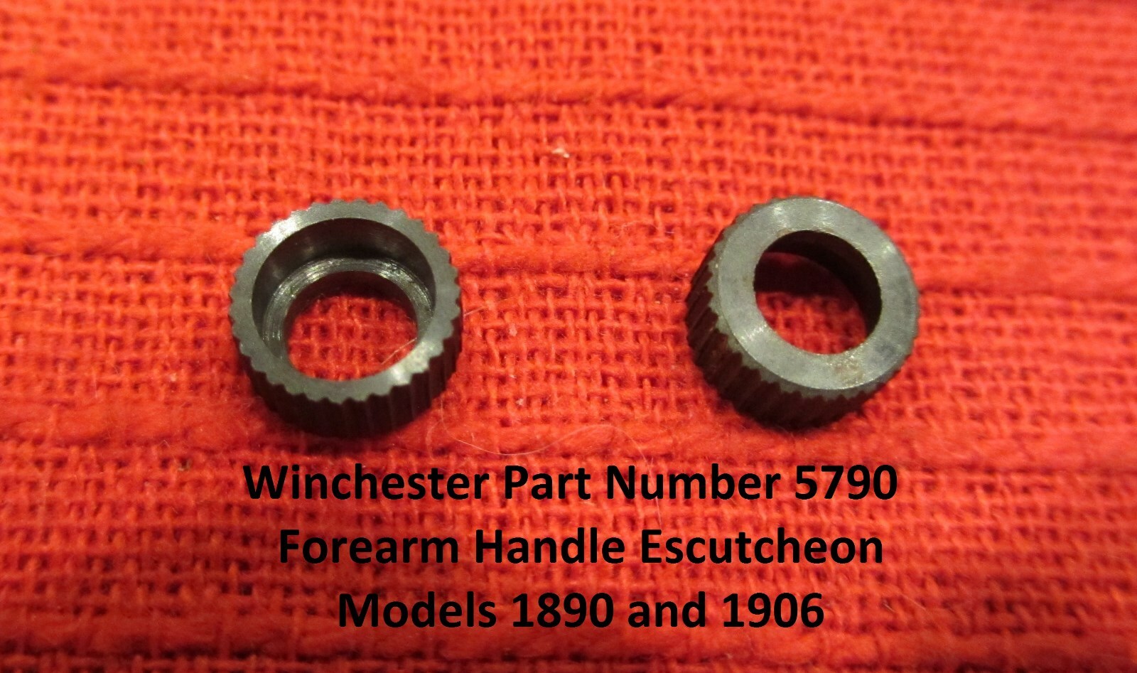Winchester Model 1890, 1906, 61, 62 Slide Handle Escutcheon -Part #5790 - Pair