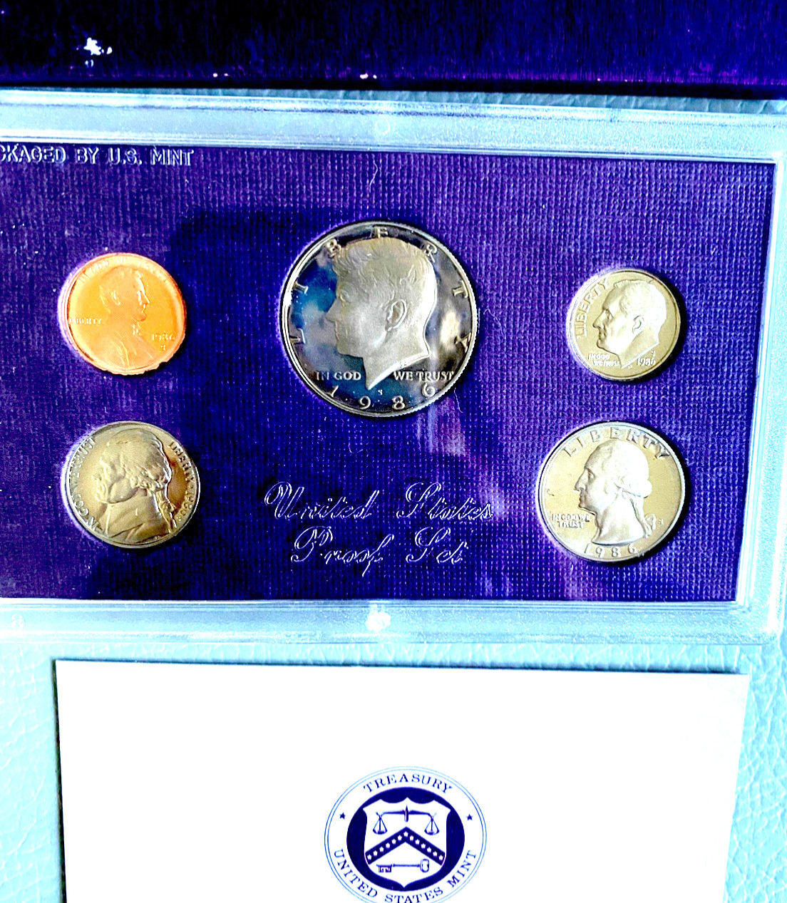 1986 Coins Set PROOF UNITED STATES MINT