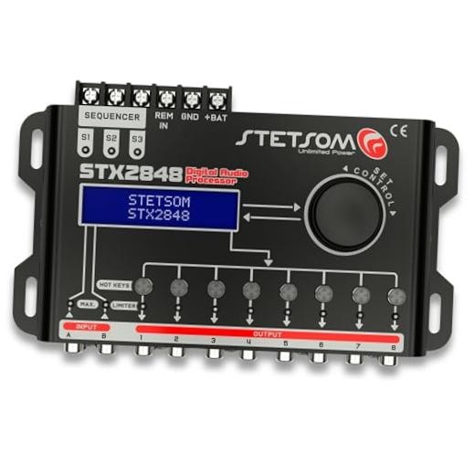 STX 2848 PRO - DSP Crossover & Equalizer 8 Channel Full Digital Signal